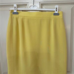 - Escada Couture Women's Yellow Skirt with tags never worn